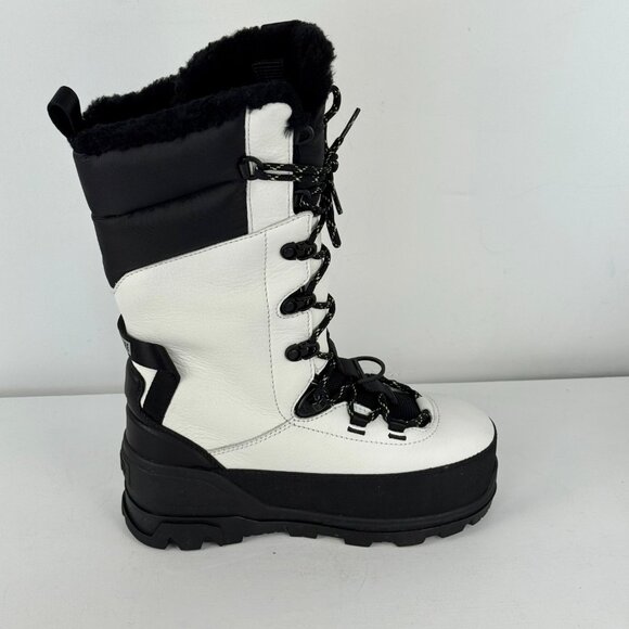 Men's 4, Women's 5 - UGG SHASTA TALL EXTREME WATERPROOF Gortex Boots - White - Picture 3 of 7